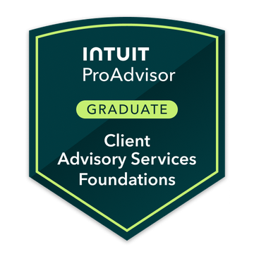 Intuit ProAdvisor Client Advisory Services Foundations Graduate