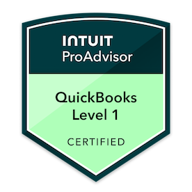 Intuit ProAdvisor QuickBooks Level 1 Certified